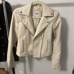 Abercrombie and Fitch Women’s Vegan Leather Jacket
